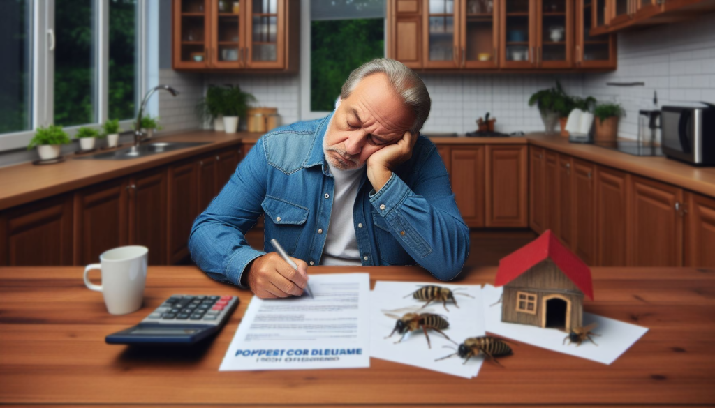 AI interpretation of a bored customer reviewing the same ol' lame proposals.